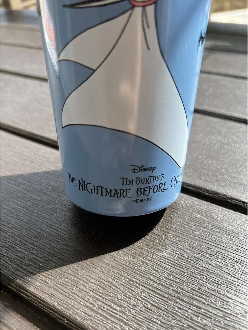 Tim Burton Nightmare Before Christmas Disney Travel Mug Cup Blue Zero 12oz